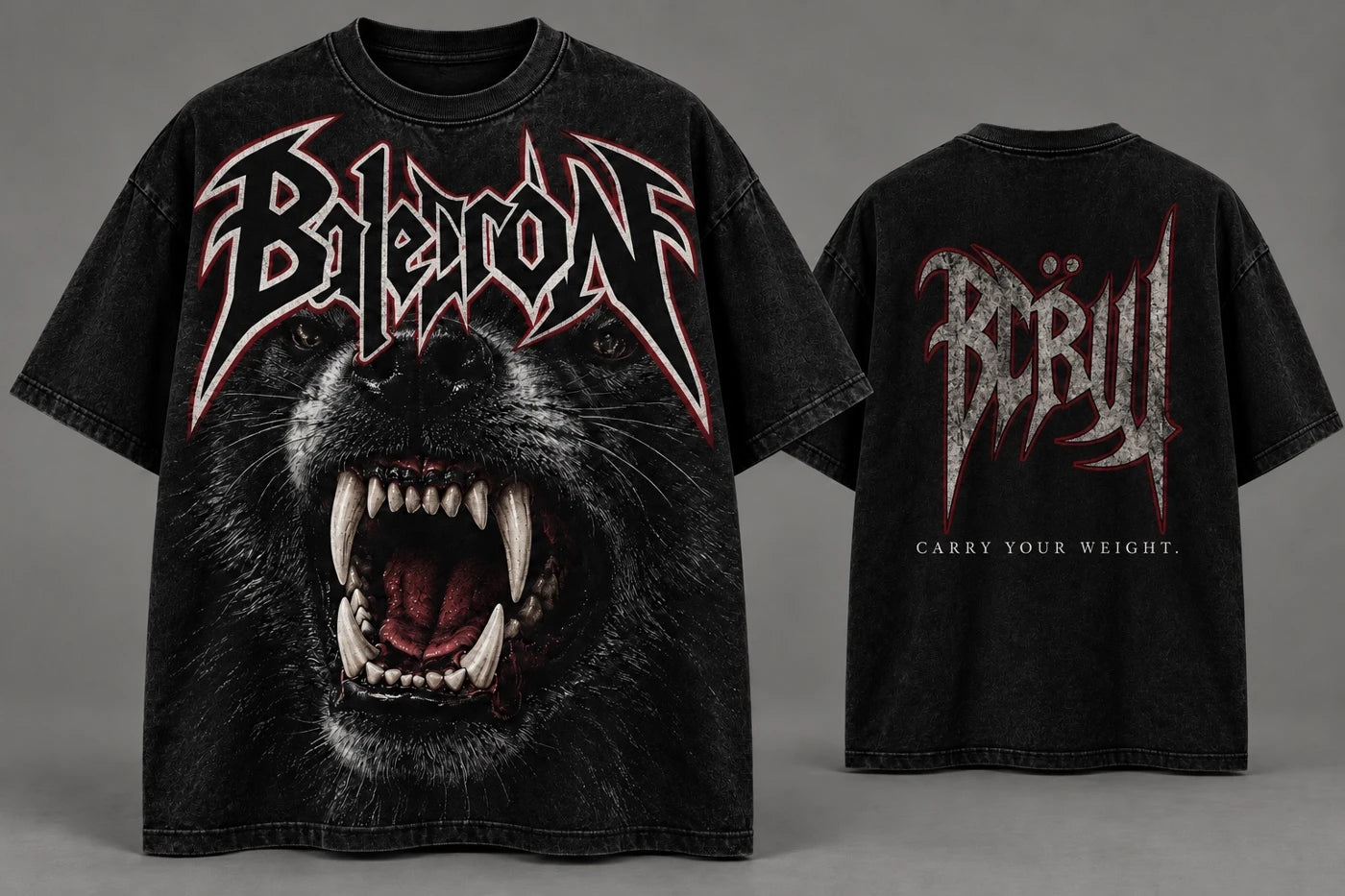 BLACK FANG — Front & back